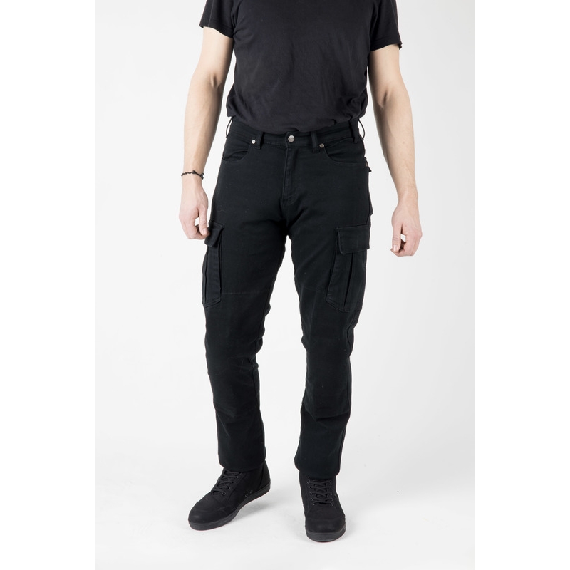 Jeans da moto Ozone Shadow II Nero Saldi