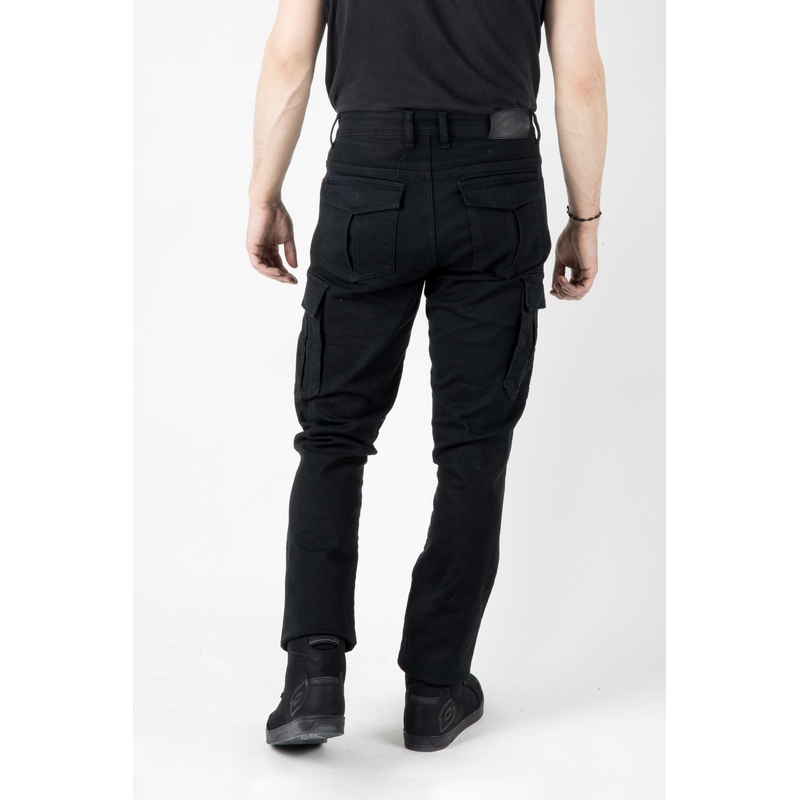 Jeans da moto Ozone Shadow II Nero Saldi