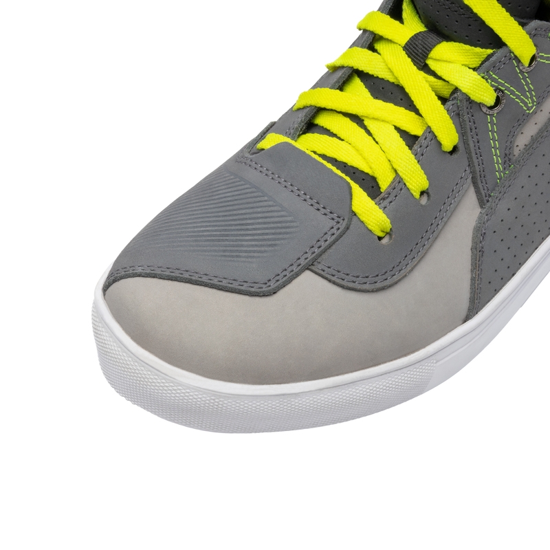 Stivali da moto Rebelhorn Vandal grigio-fluo-giallo Saldi