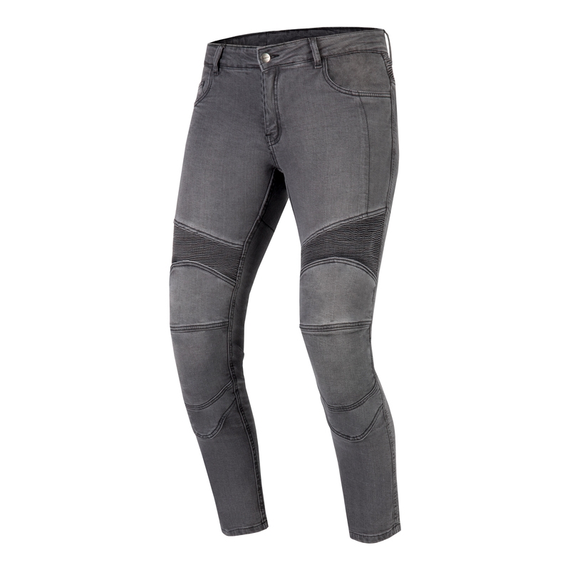 Jeans da motociclista Ozone Roxy lavati neri da donna Saldi