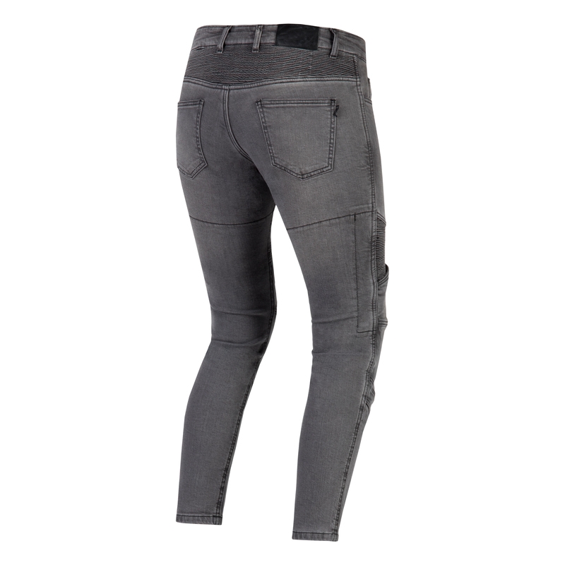 Jeans da motociclista Ozone Roxy lavati neri da donna Saldi