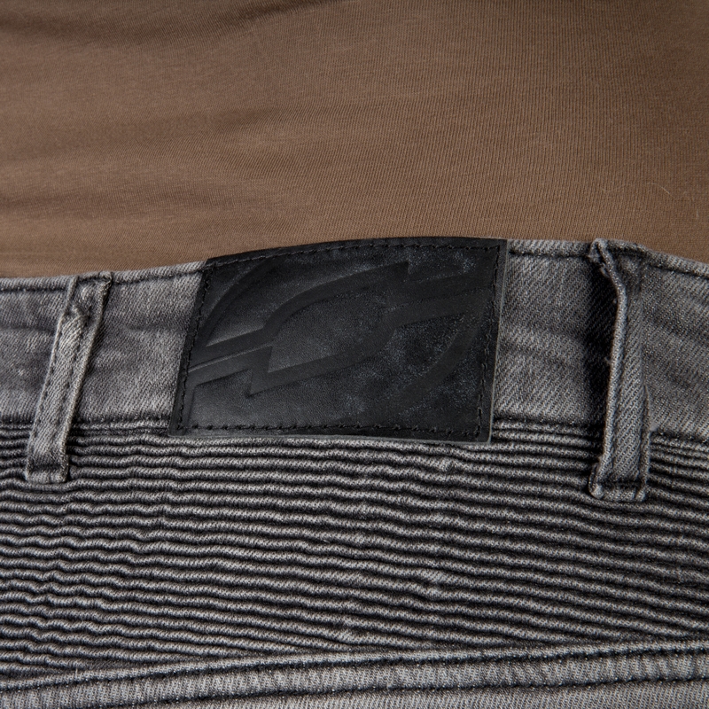 Jeans da motociclista Ozone Roxy lavati neri da donna Saldi