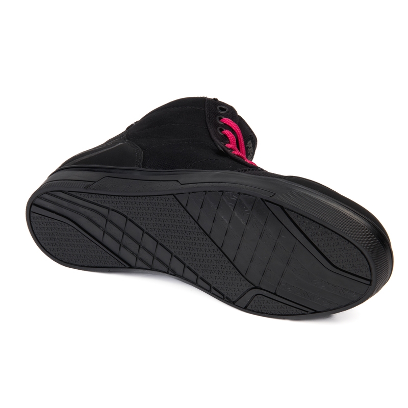 Stivali da moto Ozone Town neri e rosa Saldi
