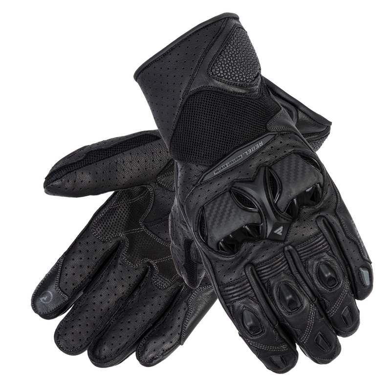 Guanti da moto Rebelhorn Flux II nero