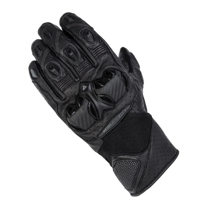 Guanti da moto Rebelhorn Flux II nero