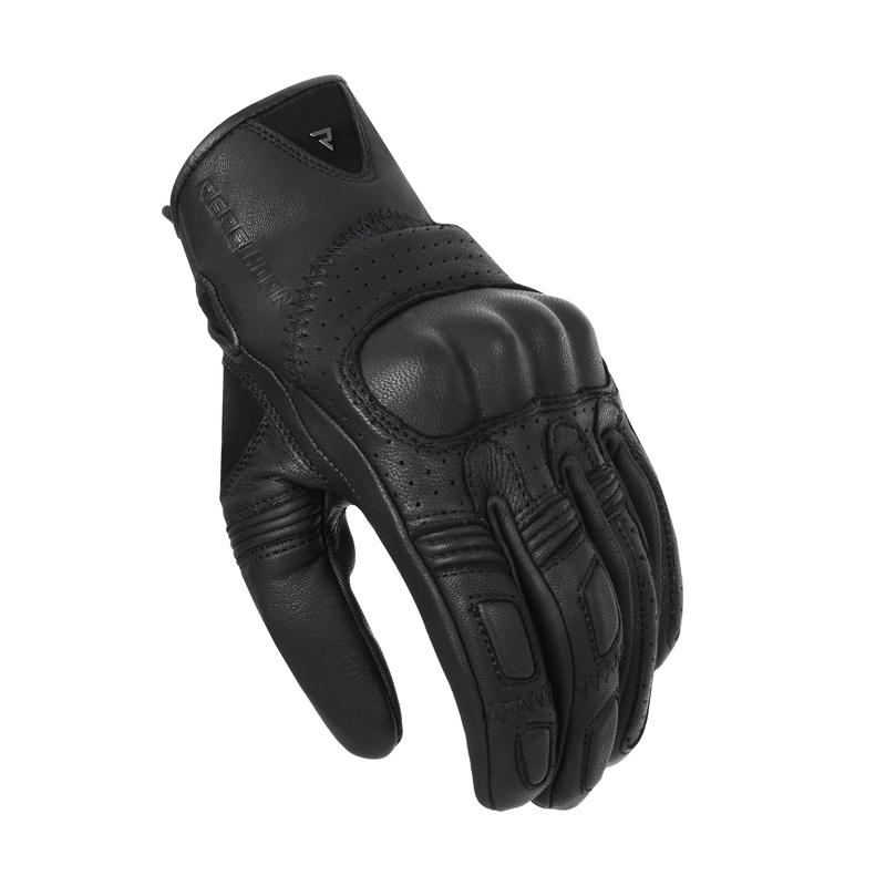 Guanti da moto Rebelhorn Thug II nero perforato