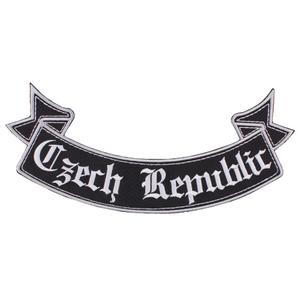 Patch Repubblica Ceca fondo nastro