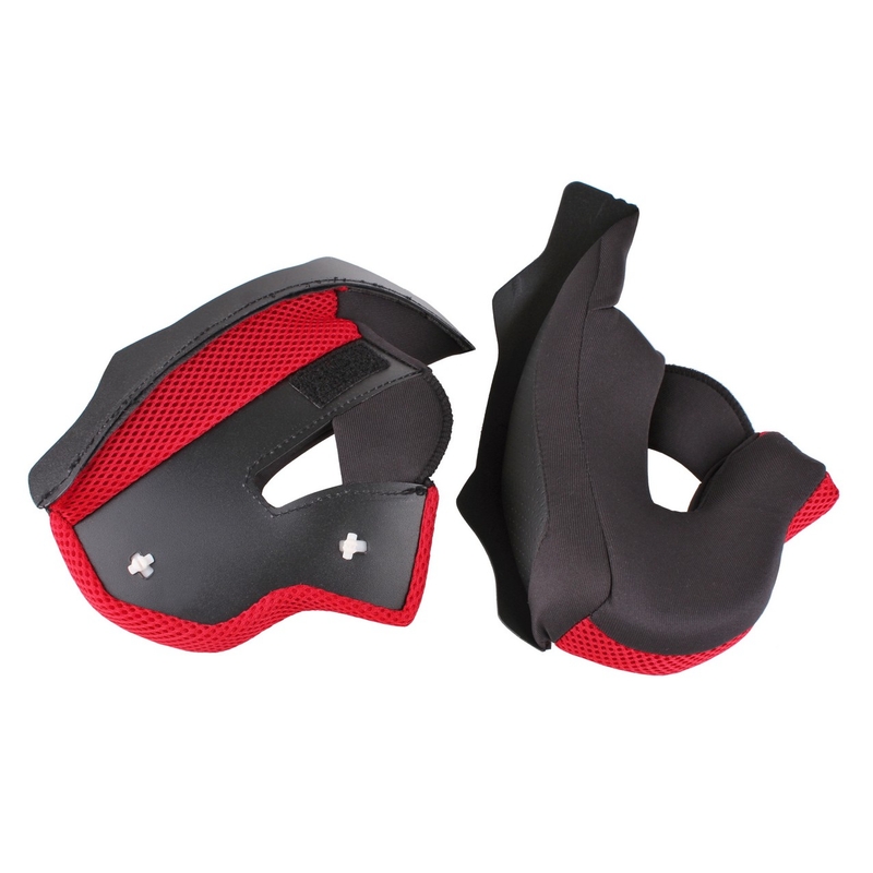 Fodere parafango per caschi da moto RSA TR-01 - rosso Saldi