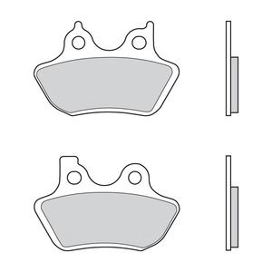 Brzdové destičky BREMBO CC ROAD