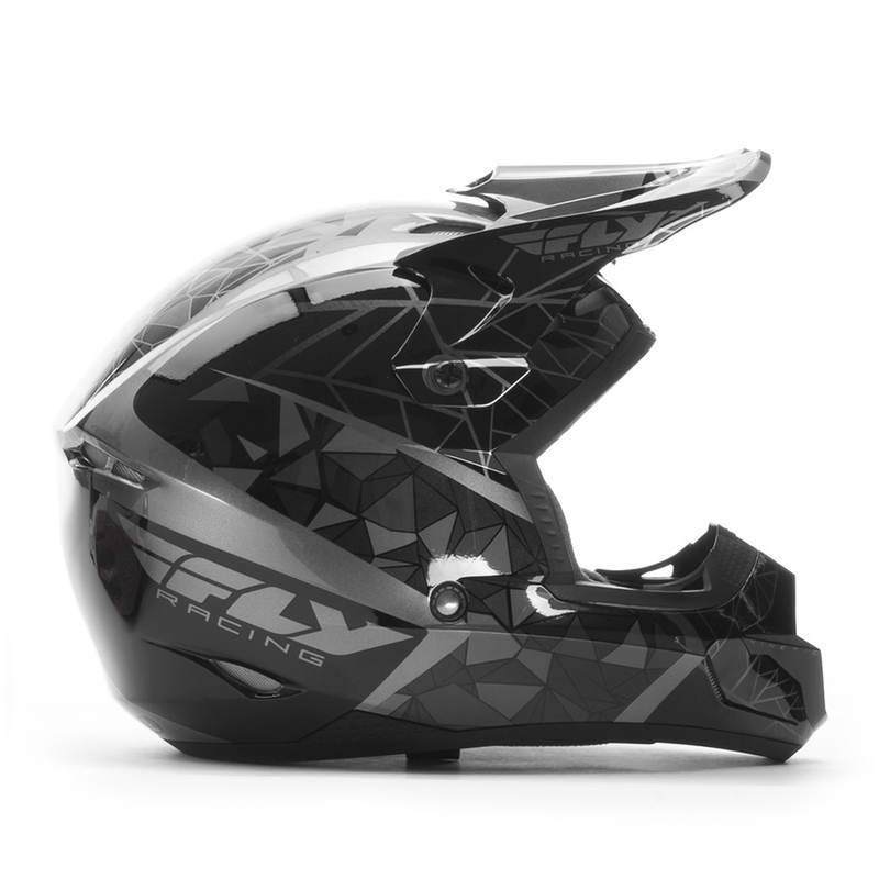 Motokrosová přilba FLY Racing Kinetic CRUX - USA černá výprodej