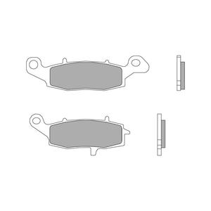 Brzdové destičky BREMBO