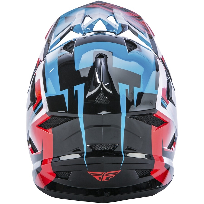 Motokrosová přilba FLY Racing DEFAULT - USA modro-červená