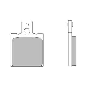 Brzdové destičky BREMBO CC ROAD