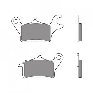 Brzdové destičky BREMBO CC ROAD
