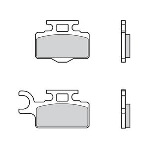Brzdové destičky BREMBO