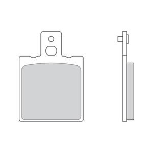 Brzdové destičky BREMBO