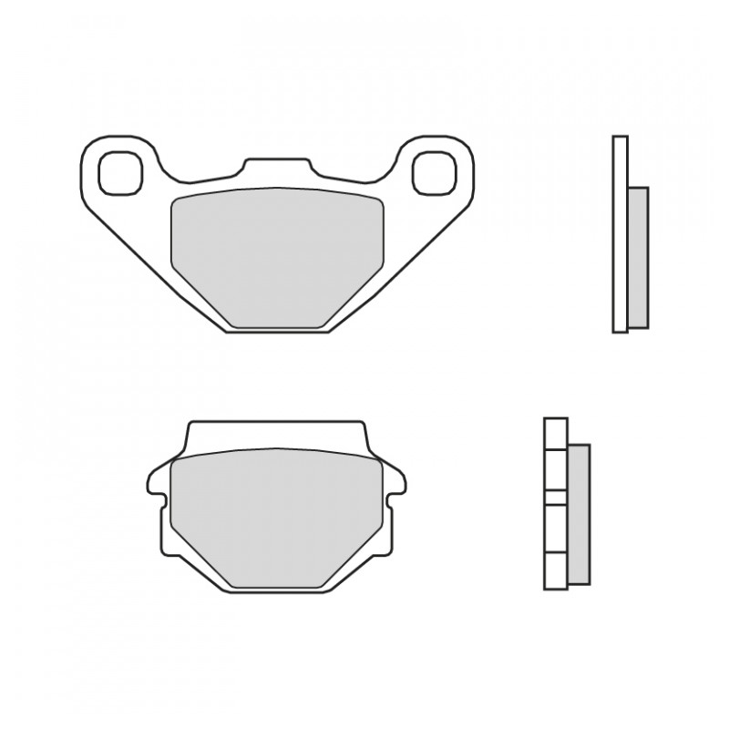 Brzdové destičky BREMBO