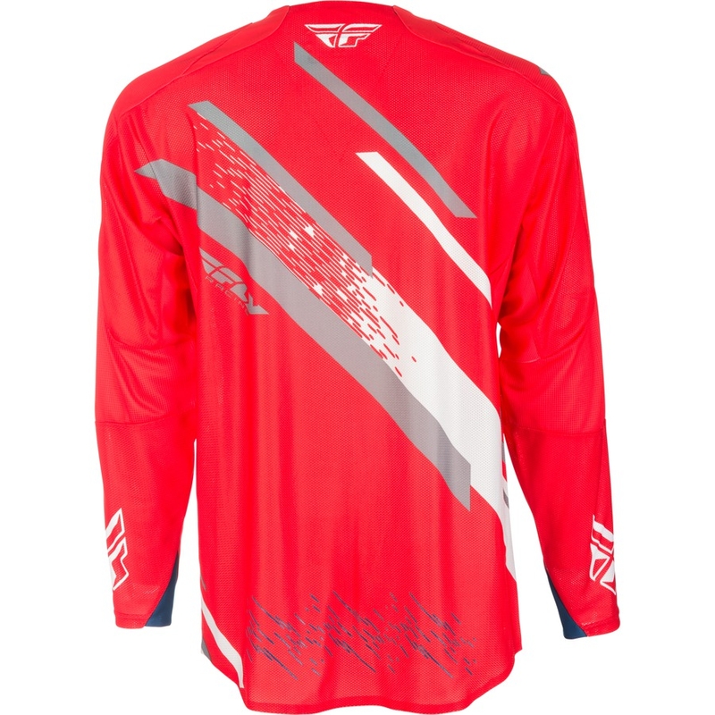 Motokrosový dres FLY Racing EVO 2018 - USA červeno-šedo-bílý