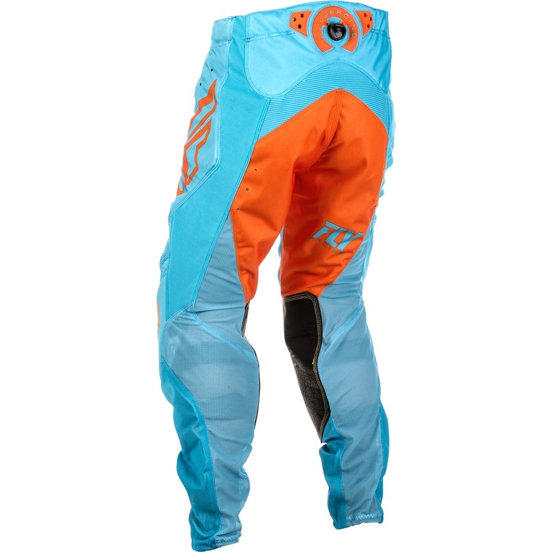 Motokrosové kalhoty FLY Racing LITE 2018 - USA oranžovo-modré