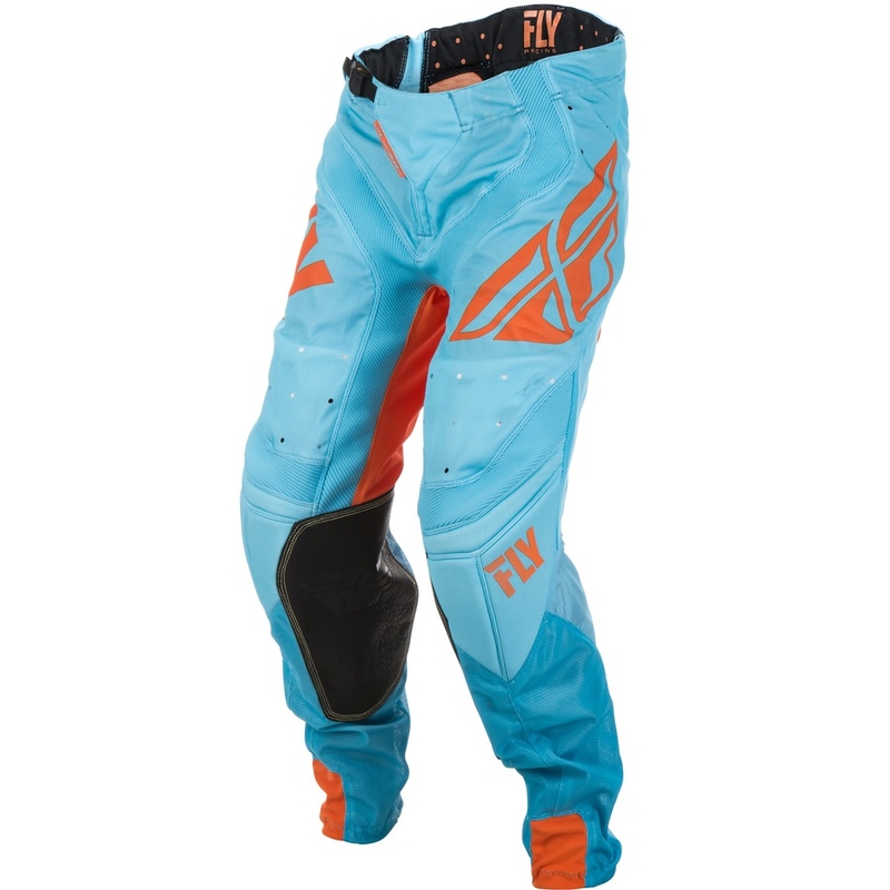 Motokrosové kalhoty FLY Racing LITE 2018 - USA oranžovo-modré