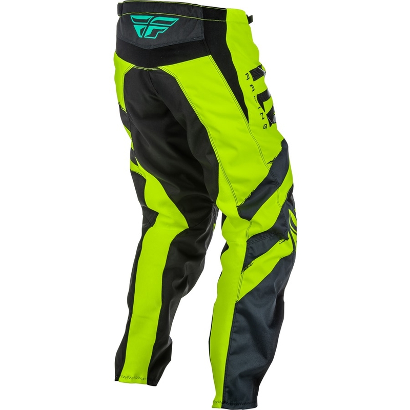 Motokrosové kalhoty FLY Racing F-16 2018 - USA černo-fluo žluté