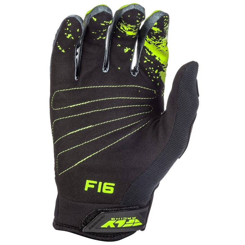 Motokrosové rukavice FLY Racing F-16 2018 - USA černo-fluo žluté