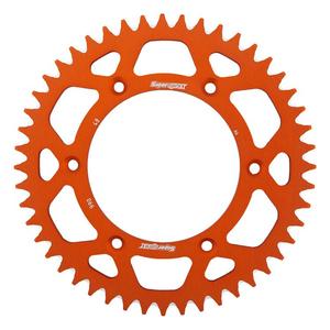 Hliníková řetězová rozeta SUPERSPROX oranžová 48 zubů, 520