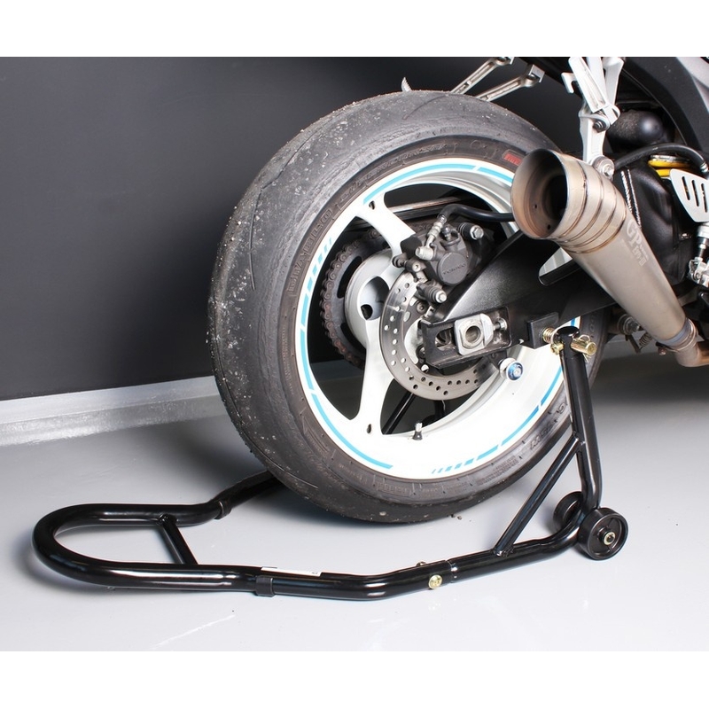 Cavalletto posteriore per moto R-TOOL con ruote