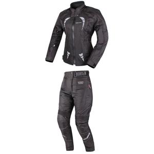 Tuta da moto da donna RSA Queen nera Saldi