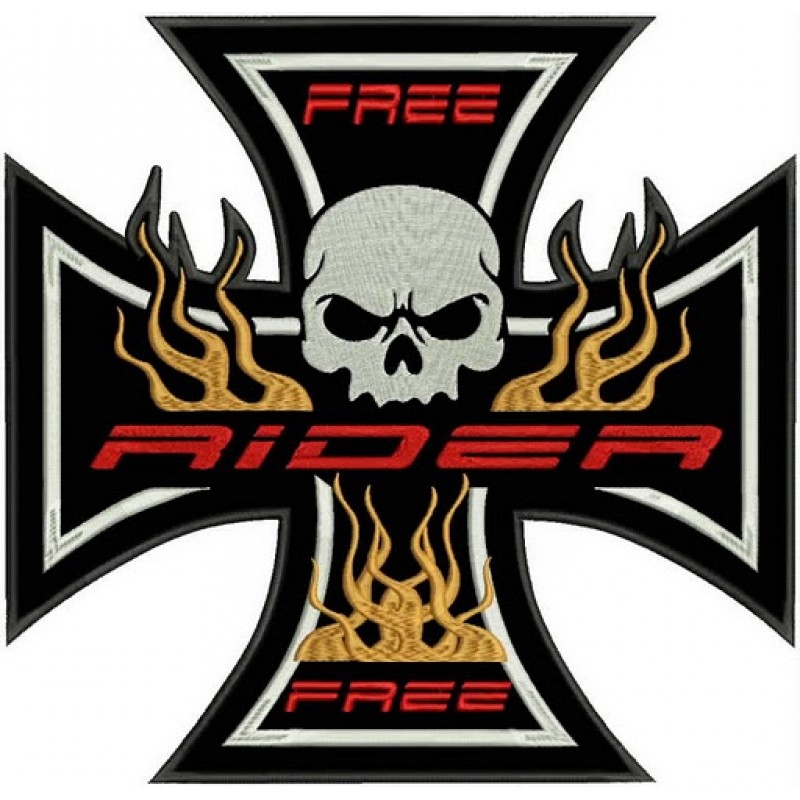 Patch Cross arancione