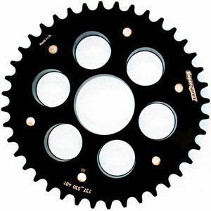 Rozeta SUPERSPROX STEALTH with alloy disc černý 40 zubů, 530