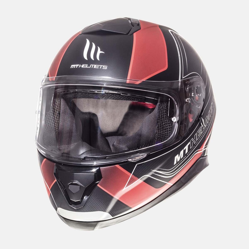 Integrální přilba na motorku MT Thunder 3 SV Trace černá matná-červená