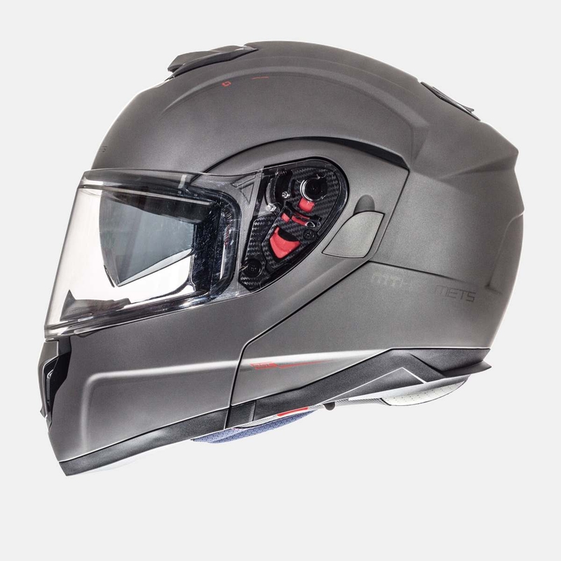 Casco moto MT Atom in titanio Saldi