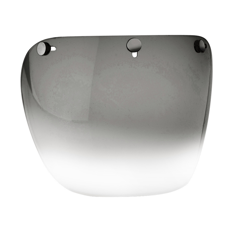 Schermo in plexi trasparente con barra parasole per casco Cassida Oxygen