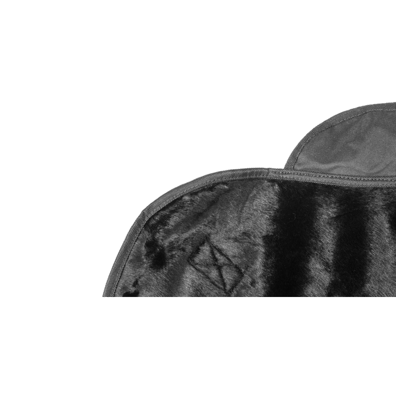 NOX/4SQUARE copripiedi impermeabile basso nero