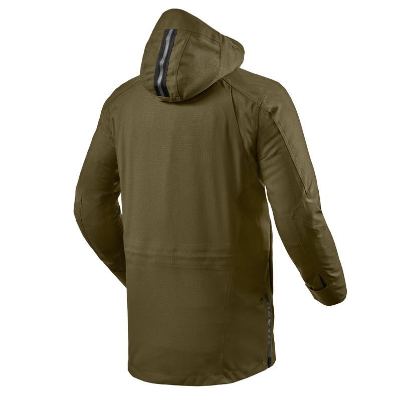 Giacca da moto Revit Toronto H2O verde scuro