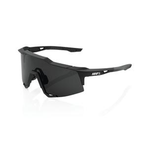 100% SPEEDCRAFT Occhiali da sole Soft Tact Black (vetro fumé)