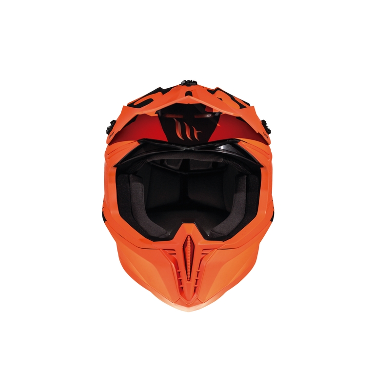 Motokrosová přilba MT Falcon Karson fluo oranžová matná