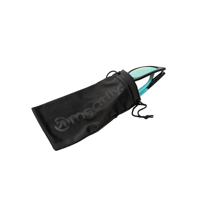 Occhiali da sole Meatfly Clutch 2 nero-turchese