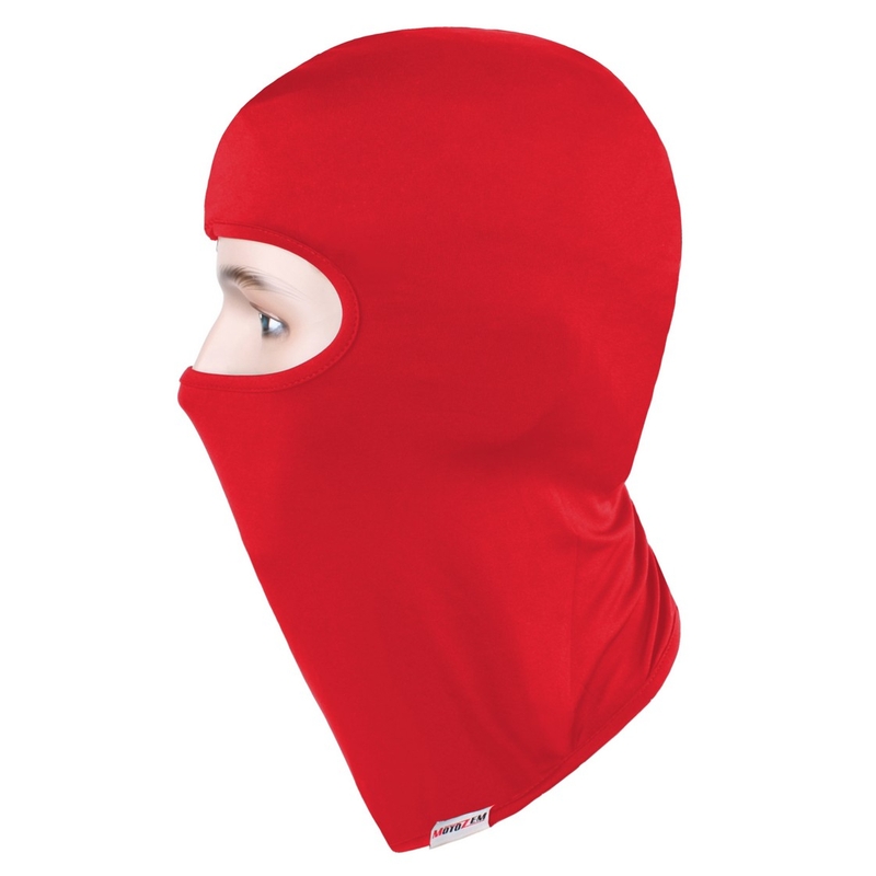 Cappuccio per casco MotoZem rosso