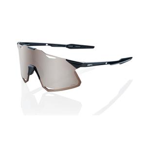 Occhiali da sole 100% HYPERCRAFT Gloss Black nero-marrone (vetro argento HIPER)