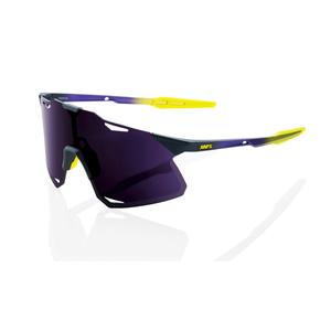 Occhiali da sole 100% HYPERCRAFT Metallic Digital Brights viola-giallo (vetro viola)