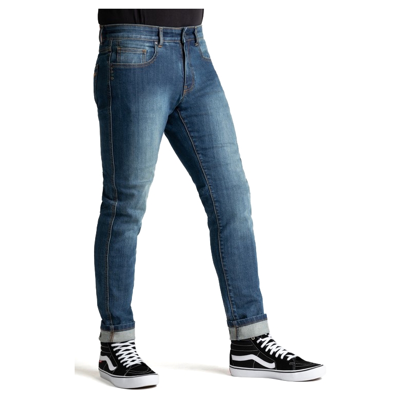 BROGER Jeans da moto blu California Saldi