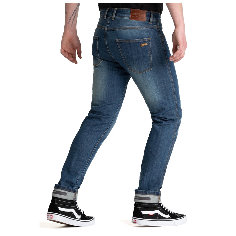 BROGER Jeans da moto blu California Saldi