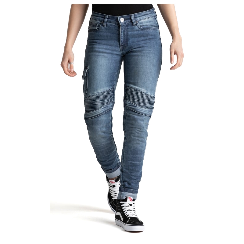 Jeans da moto donna BROGER Ohio blu Saldi