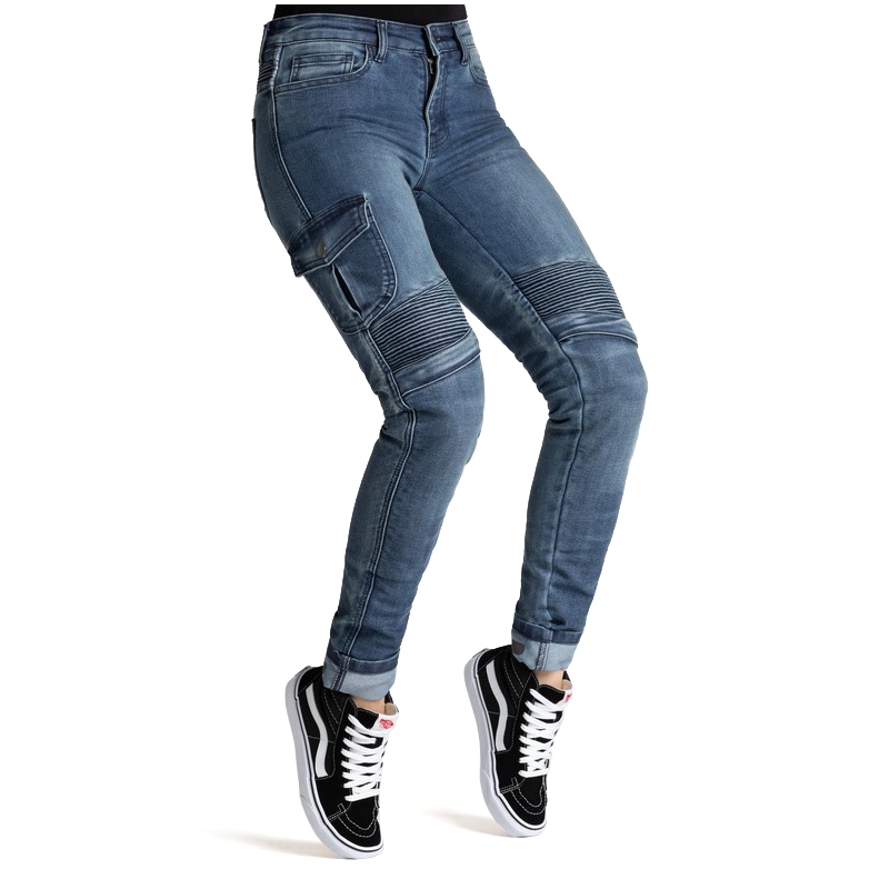 Jeans da moto donna BROGER Ohio blu Saldi