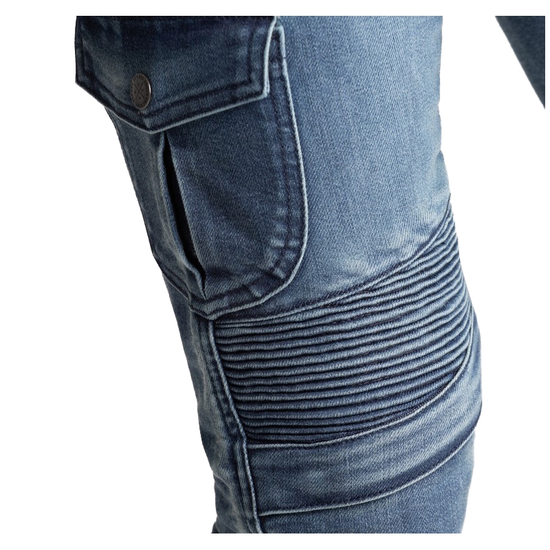 Jeans da moto donna BROGER Ohio blu Saldi