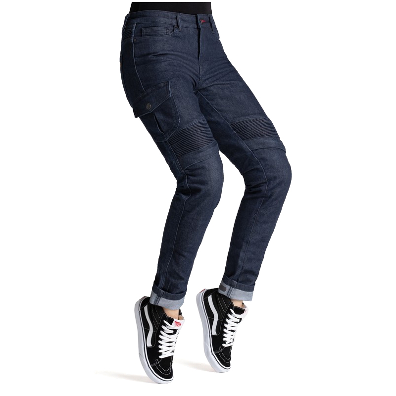 Jeans da moto donna BROGER Ohio blu scuro Saldi