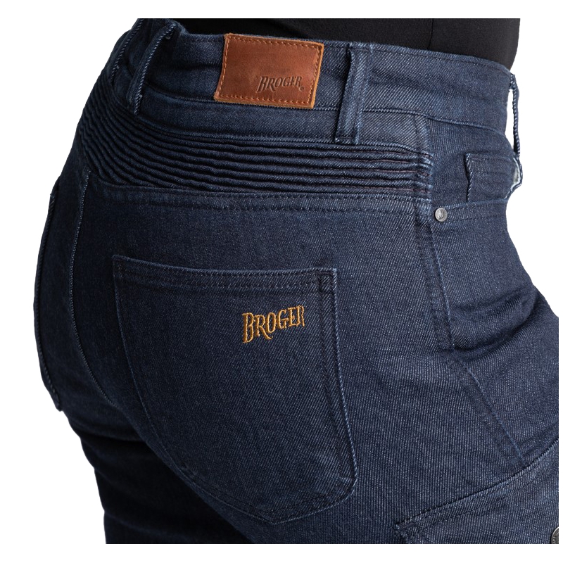 Jeans da moto donna BROGER Ohio blu scuro Saldi