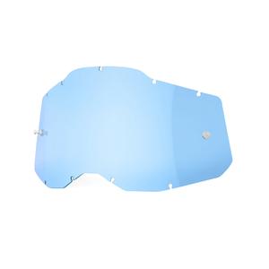 Plexi 100% Racecraft 2/Accuri 2/Strata 2 blu (antiappannamento)